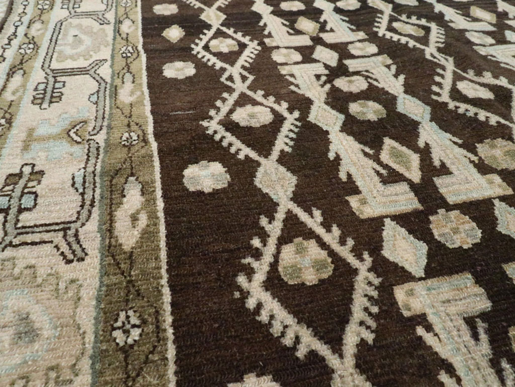 Vintage Persian Malayer Gallery Carpet, No.25352 - Staging