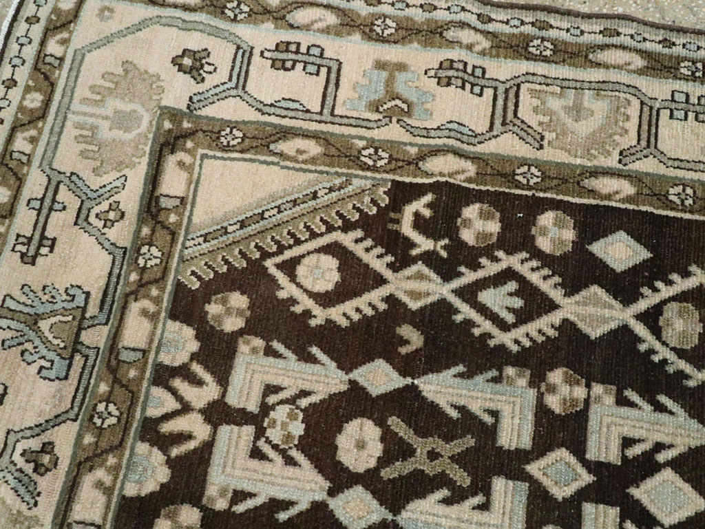 Vintage Persian Malayer Gallery Carpet, No.25352 - Staging