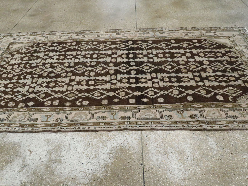 Vintage Persian Malayer Gallery Carpet, No.25352 - Staging
