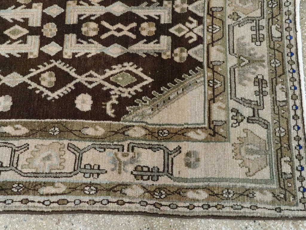 Vintage Persian Malayer Gallery Carpet, No.25352 - Staging
