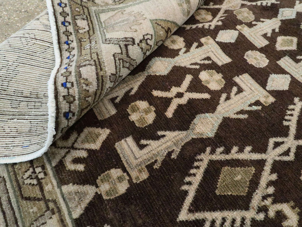 Vintage Persian Malayer Gallery Carpet, No.25352 - Staging
