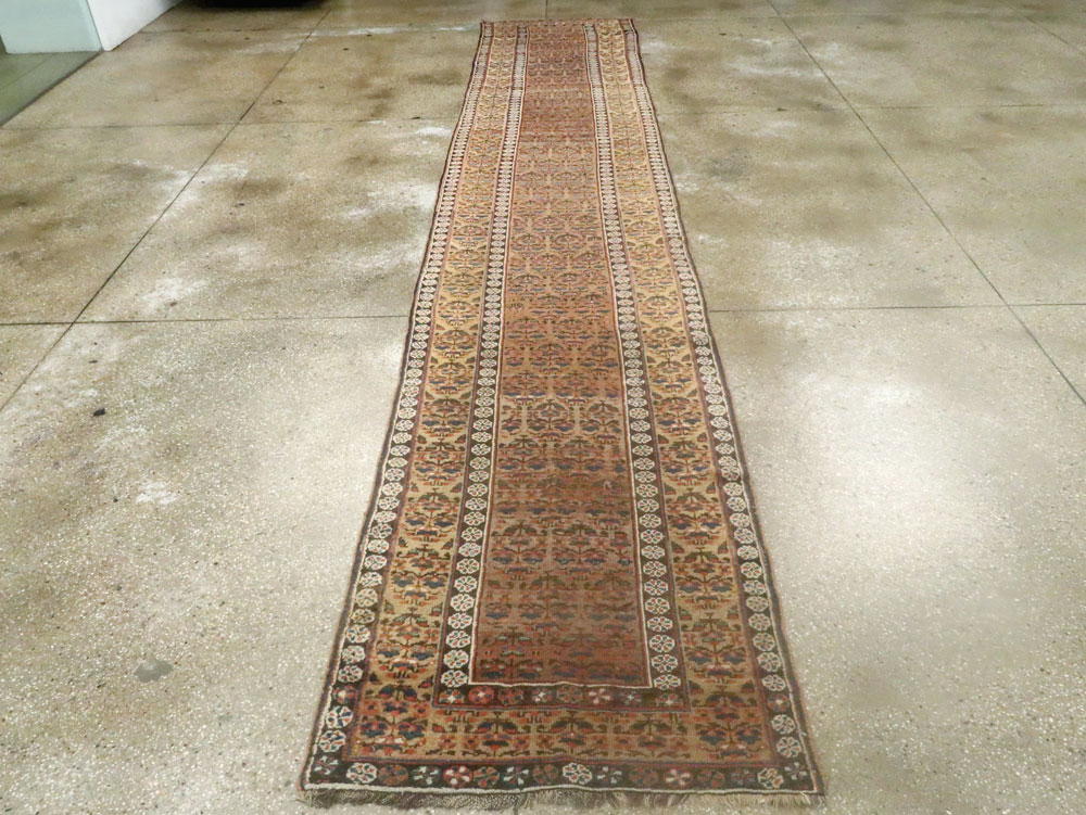 Antique Persian Kurdish Runner, No.25361 - Staging