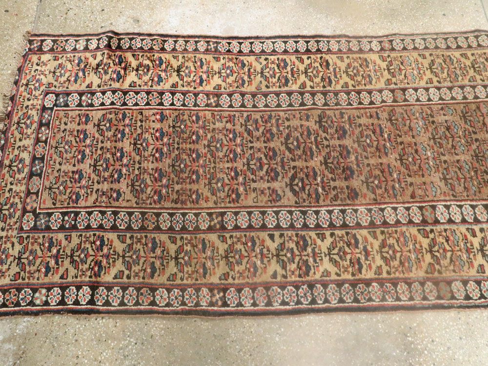 Antique Persian Kurdish Runner, No.25361 - Staging