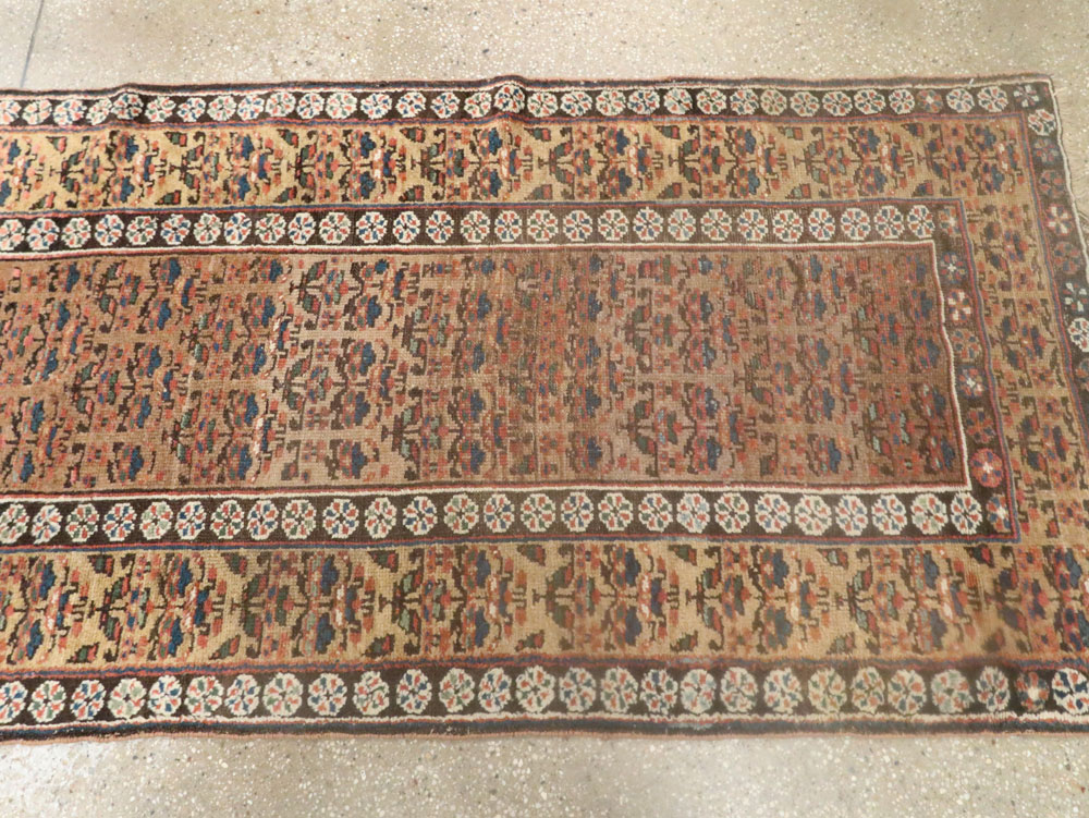 Antique Persian Kurdish Runner, No.25361 - Staging