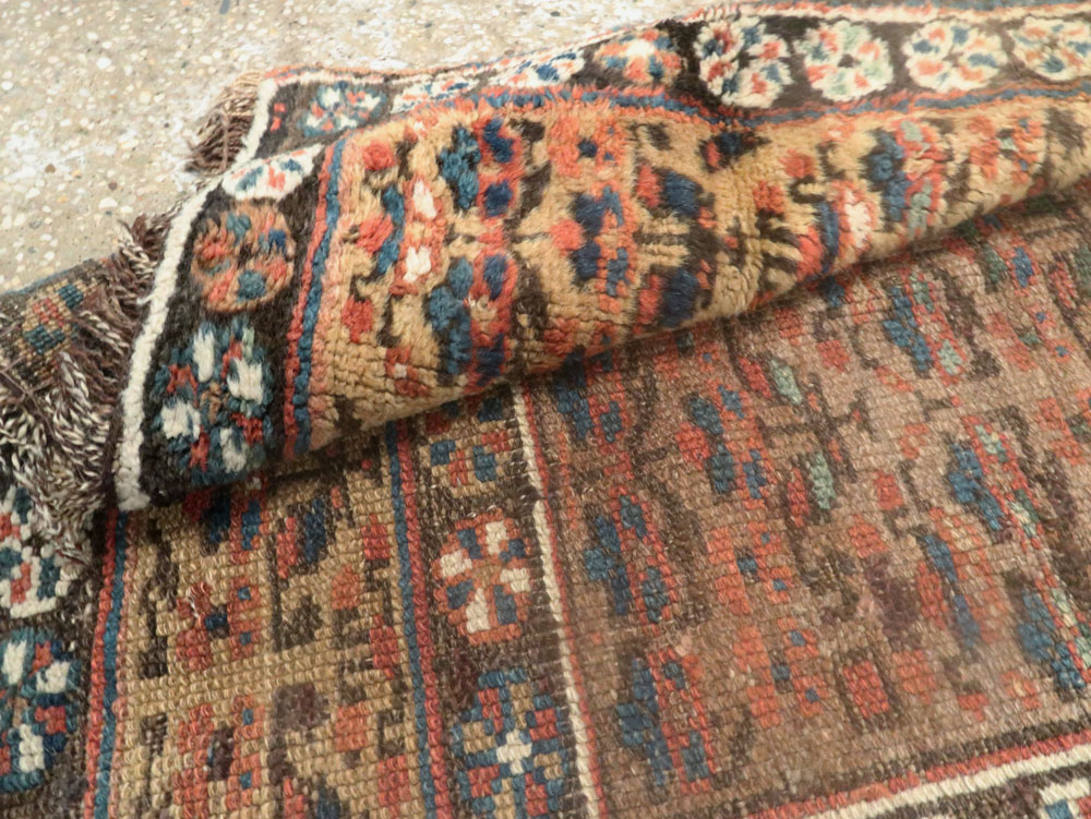 Antique Persian Kurdish Runner, No.25361 - Staging