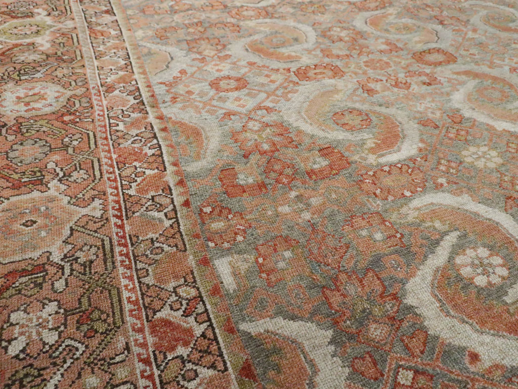 Antique Persian Malayer Room Size Carpet, No.25368 - Staging