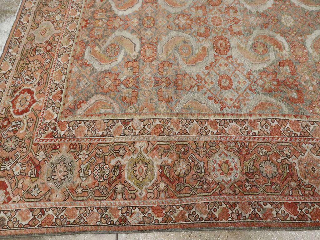 Antique Persian Malayer Room Size Carpet, No.25368 - Staging