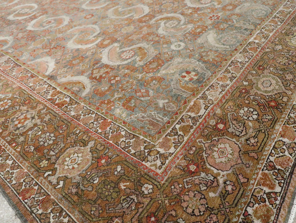 Antique Persian Malayer Room Size Carpet, No.25368 - Staging