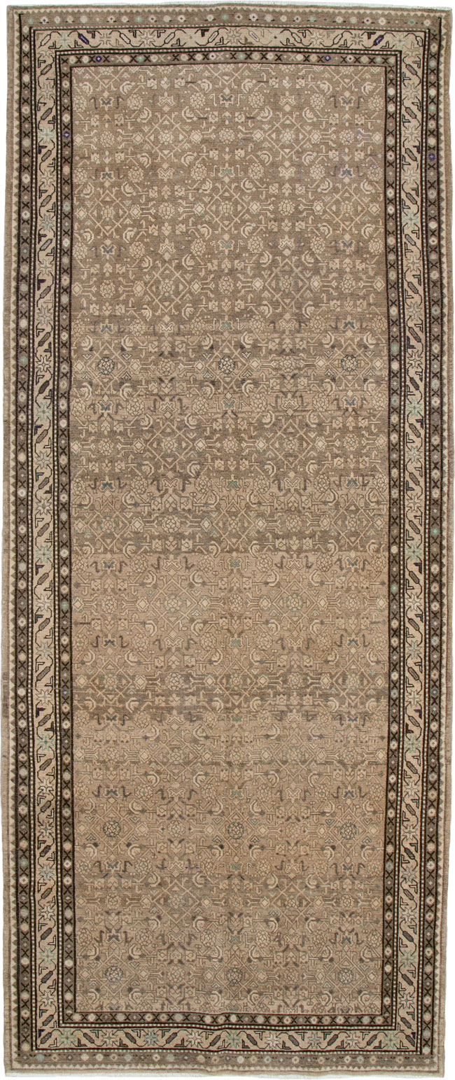 Vintage Persian Malayer Gallery Carpet, No.25374 - Staging
