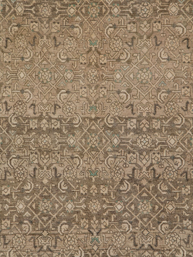 Vintage Persian Malayer Gallery Carpet, No.25374 - Staging