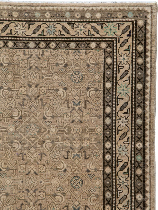 Vintage Persian Malayer Gallery Carpet, No.25374 - Staging