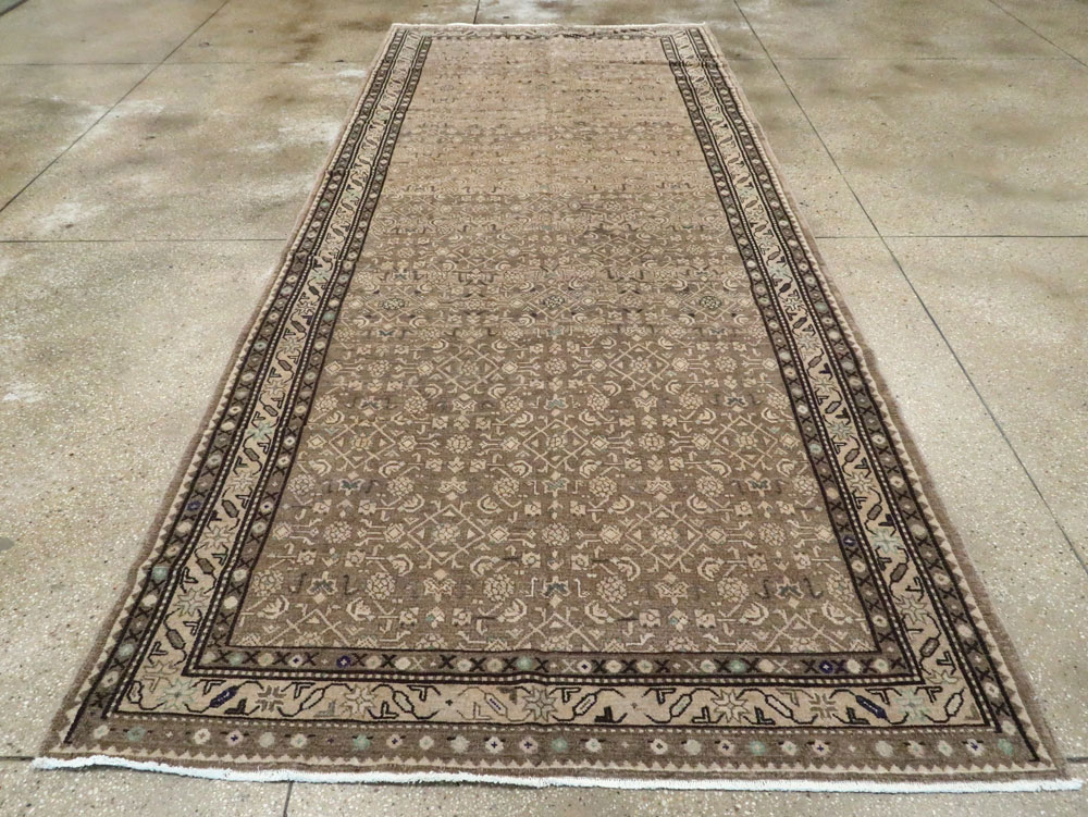 Vintage Persian Malayer Gallery Carpet, No.25374 - Staging