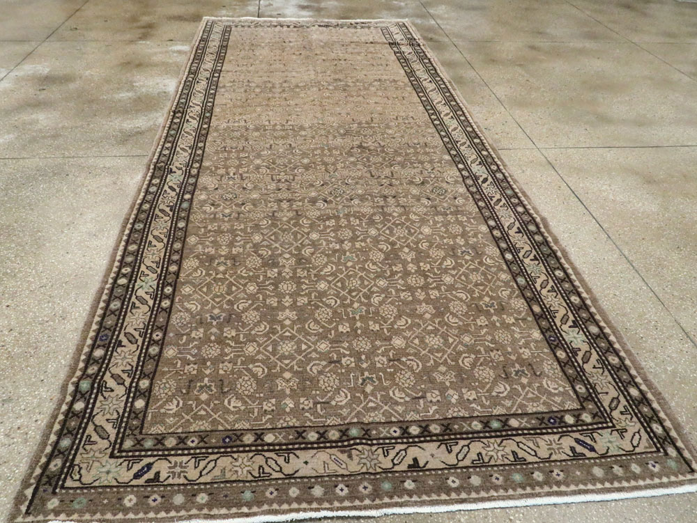 Vintage Persian Malayer Gallery Carpet, No.25374 - Staging
