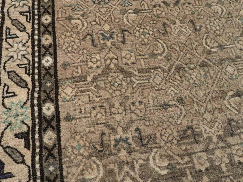 Vintage Persian Malayer Gallery Carpet, No.25374 - Staging