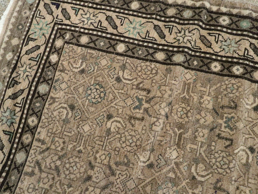 Vintage Persian Malayer Gallery Carpet, No.25374 - Staging