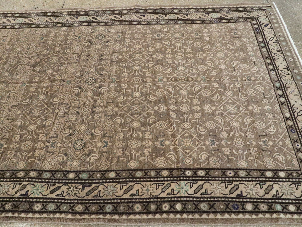 Vintage Persian Malayer Gallery Carpet, No.25374 - Staging
