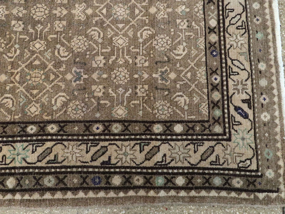 Vintage Persian Malayer Gallery Carpet, No.25374 - Staging