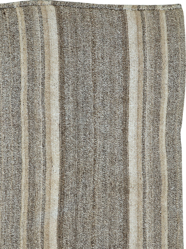 Vintage Persian Flatweave Rug, No.25382 - Staging