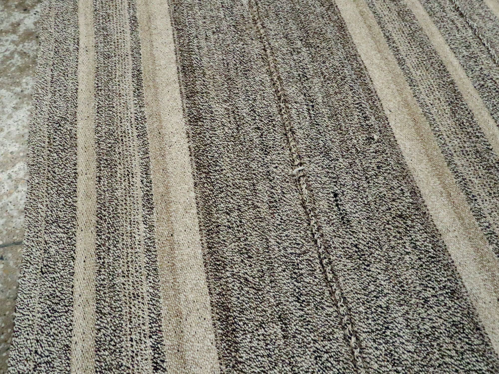 Vintage Persian Flatweave Rug, No.25382 - Staging