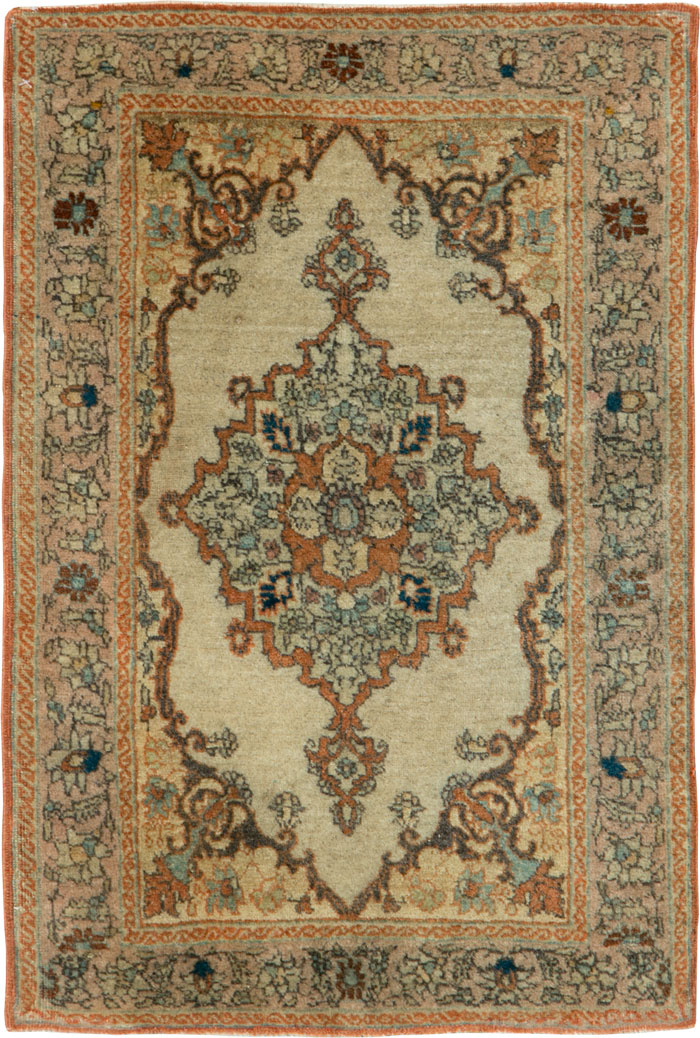 Antique Persian Tabriz Hagi Jalili Rug, No.25388 - Staging
