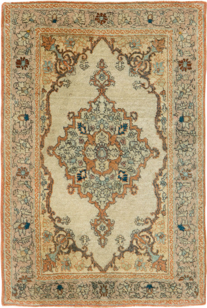 Antique Persian Tabriz Hagi Jalili Rug, No.25388 - Staging