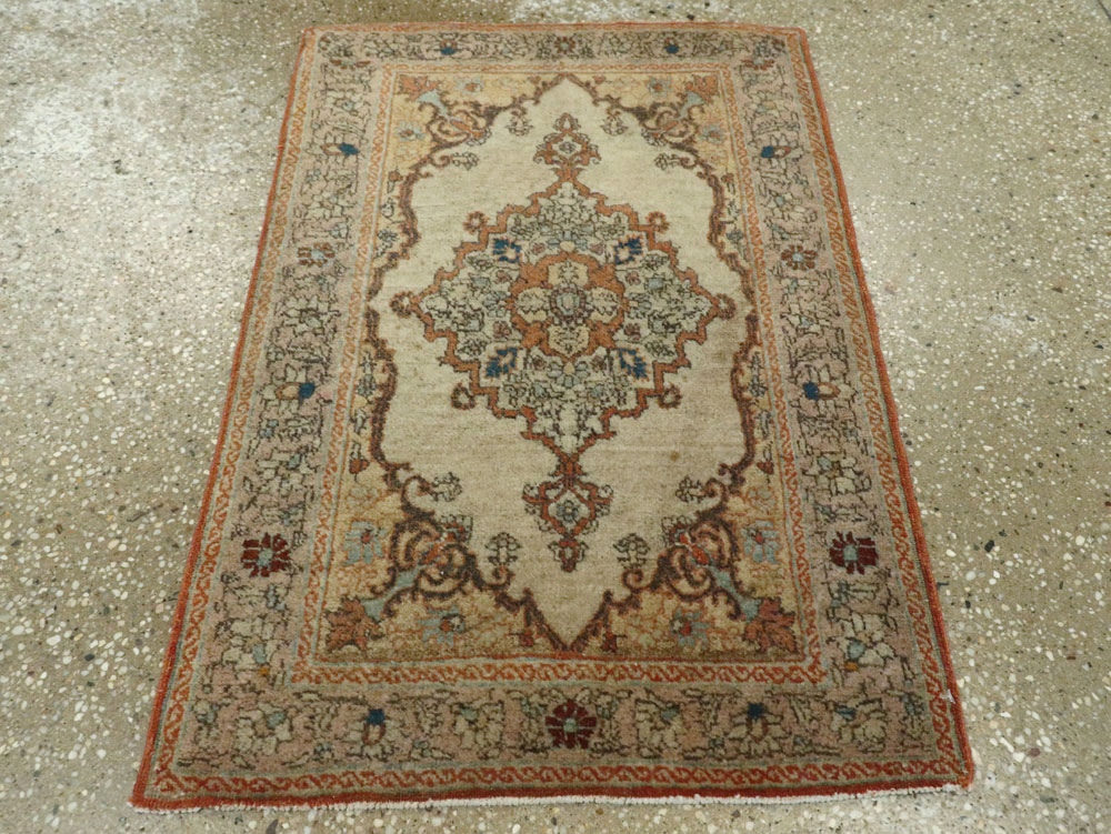 Antique Persian Tabriz Hagi Jalili Rug, No.25388 - Staging