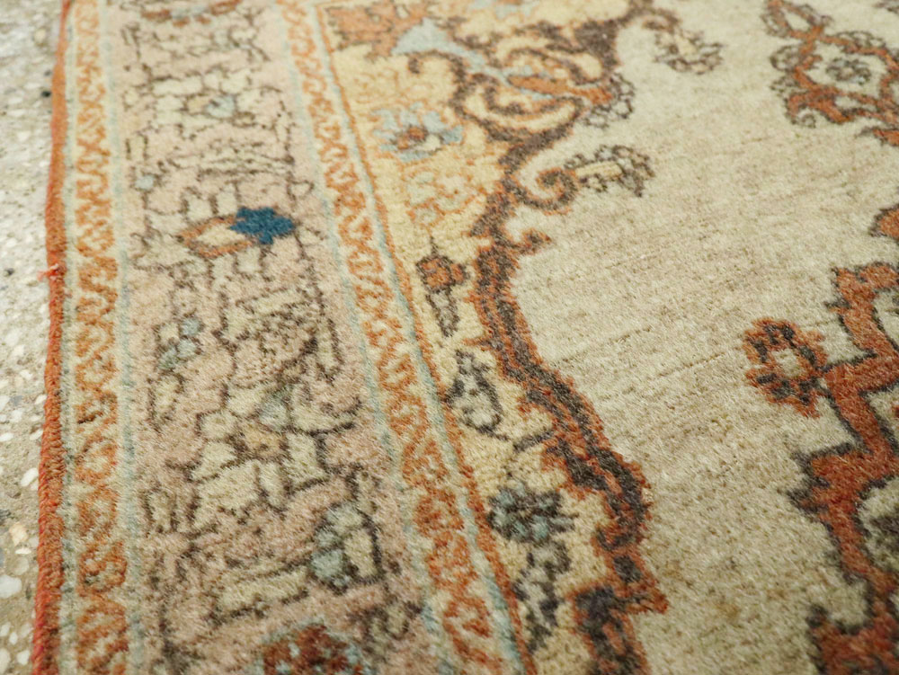 Antique Persian Tabriz Hagi Jalili Rug, No.25388 - Staging