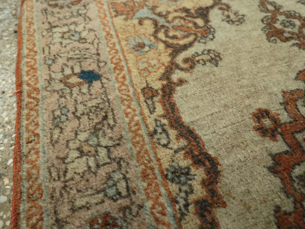 Antique Persian Tabriz Hagi Jalili Rug, No.25388 - Staging