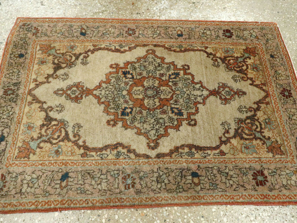 Antique Persian Tabriz Hagi Jalili Rug, No.25388 - Staging