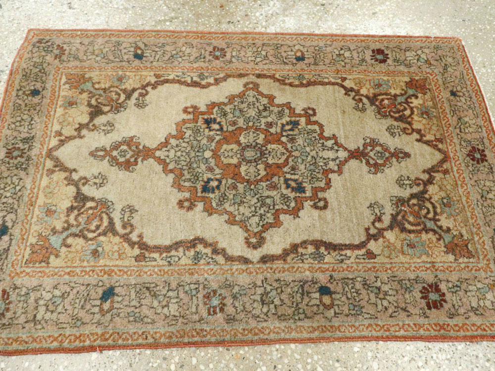 Antique Persian Tabriz Hagi Jalili Rug, No.25388 - Staging