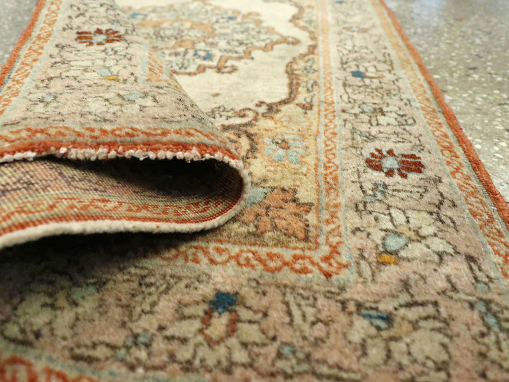 Antique Persian Tabriz Hagi Jalili Rug, No.25388 - Staging
