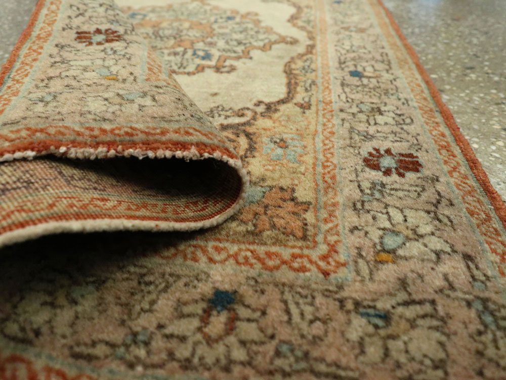 Antique Persian Tabriz Hagi Jalili Rug, No.25388 - Staging