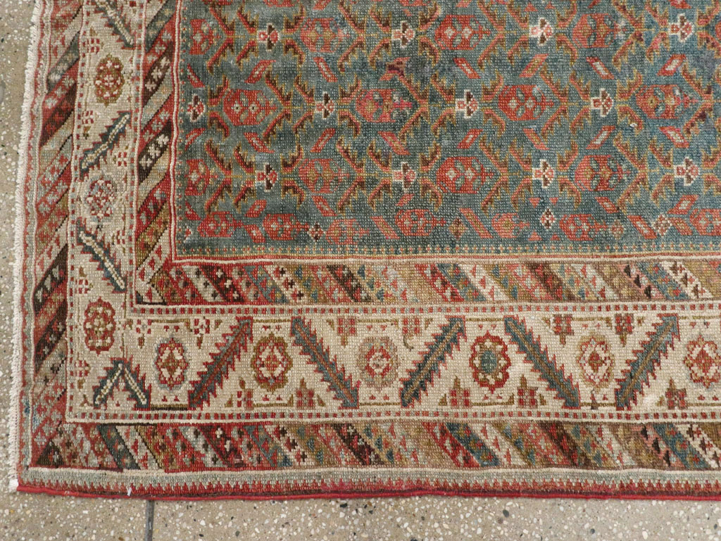 Antique Persian Malayer Long Runner, No.25389 - Staging