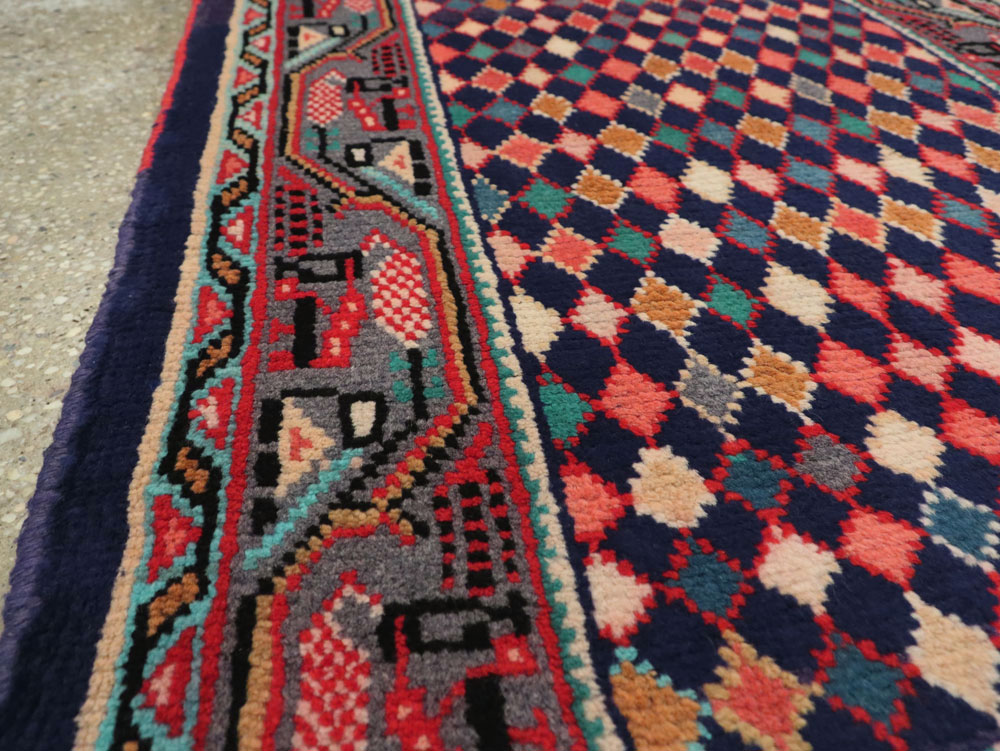 Vintage Persian Mahal Runner, No.25403 - Staging