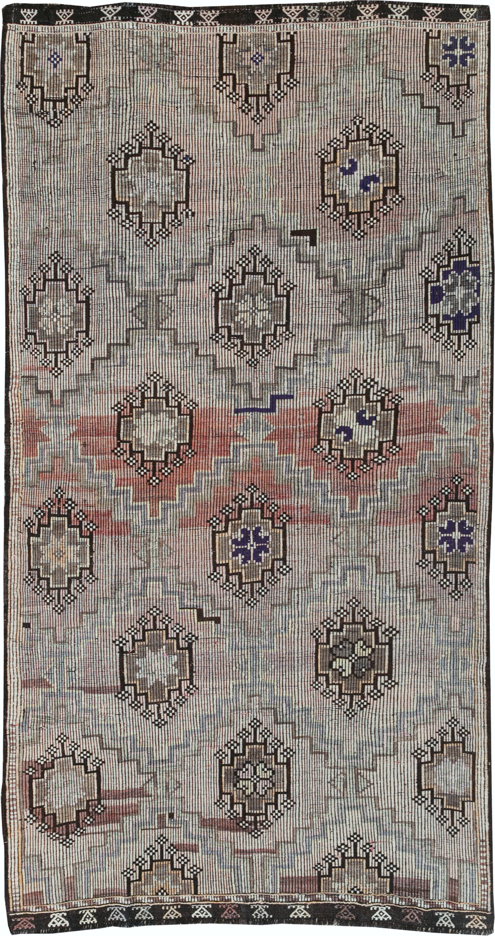Vintage Turkish Flatweave, No.25410 - Staging