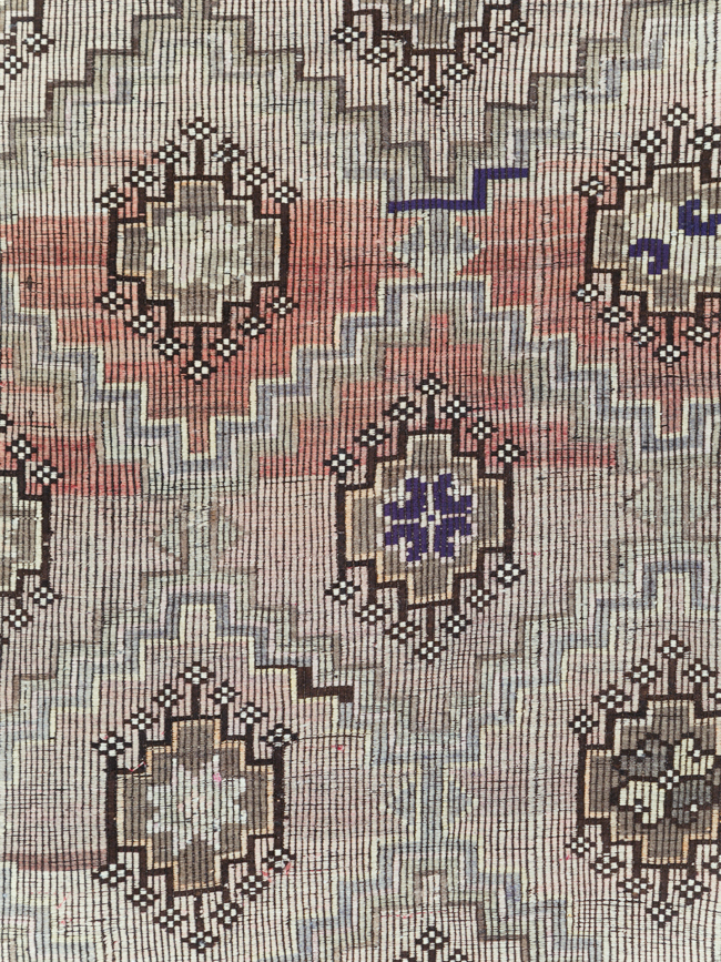 Vintage Turkish Flatweave, No.25410 - Staging