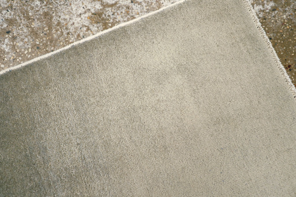 Vintage Persian Mashad Modernist Rug, No.25424 - Staging