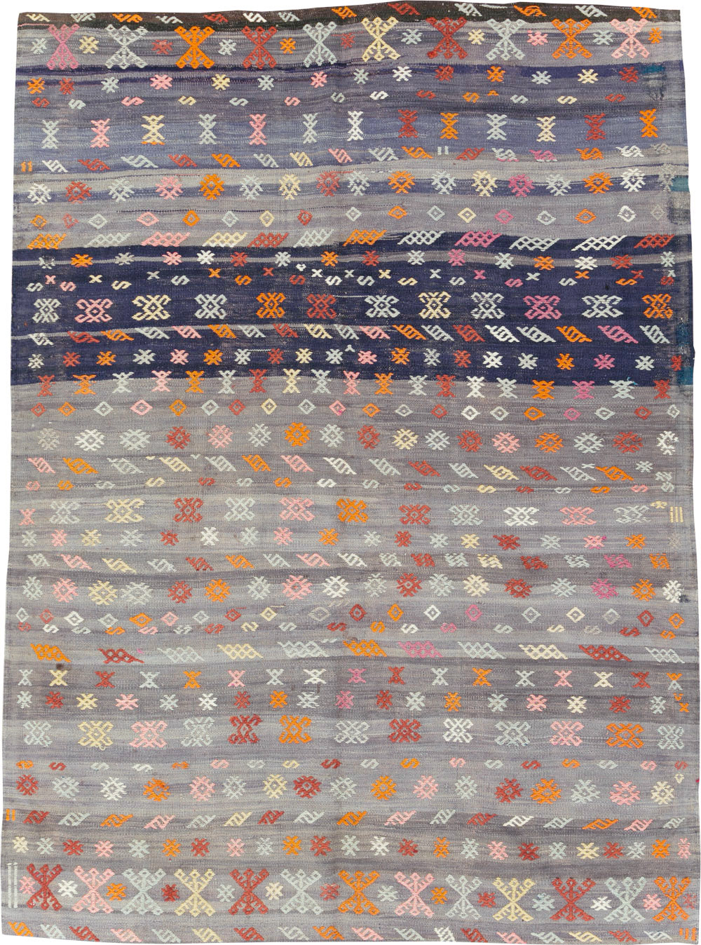 Vintage Turkish Kilim, No.25437 - Staging