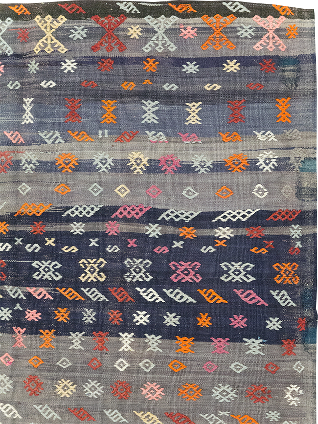 Vintage Turkish Kilim, No.25437 - Staging