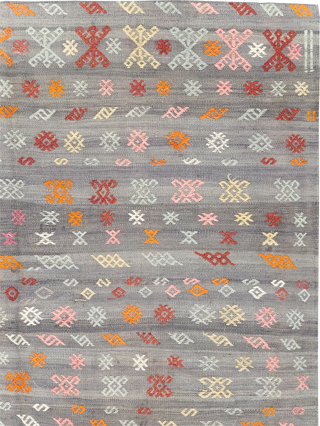 Vintage Turkish Kilim, No.25437 - Staging