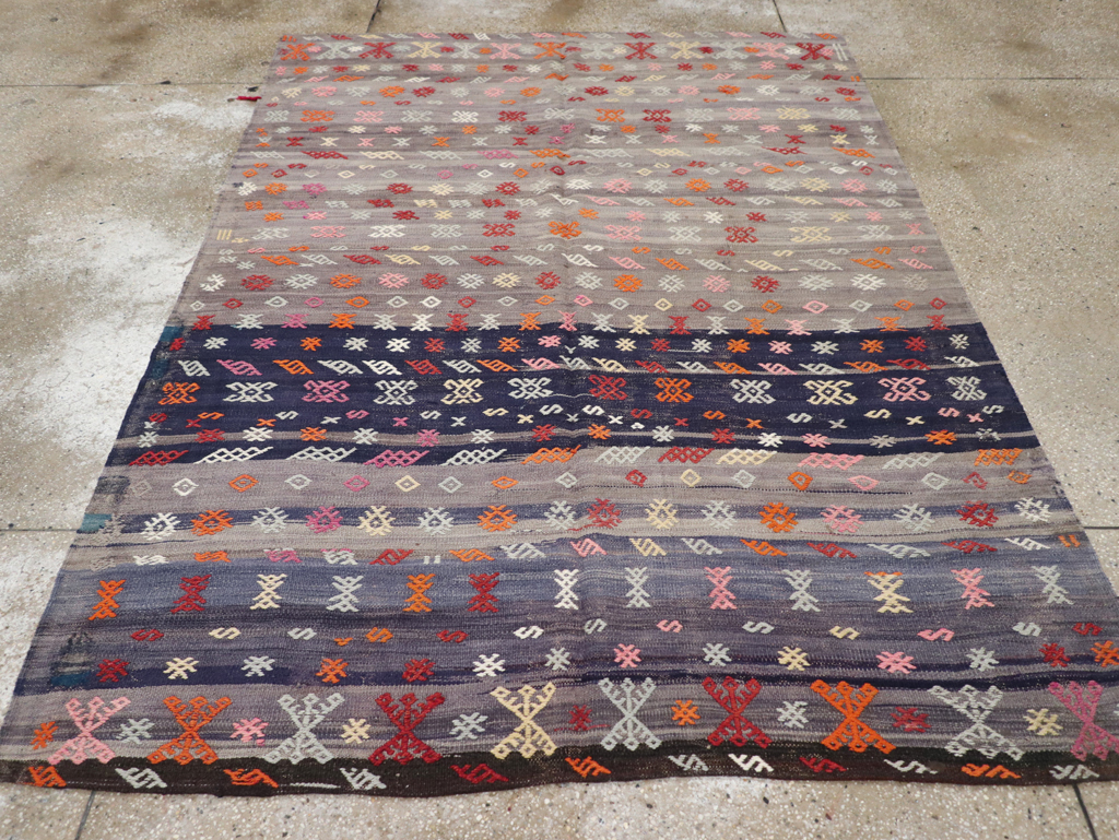 Vintage Turkish Kilim, No.25437 - Staging