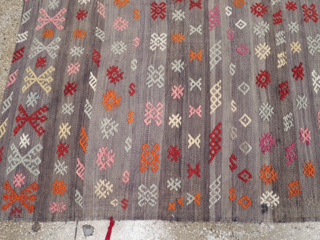Vintage Turkish Kilim, No.25437 - Staging