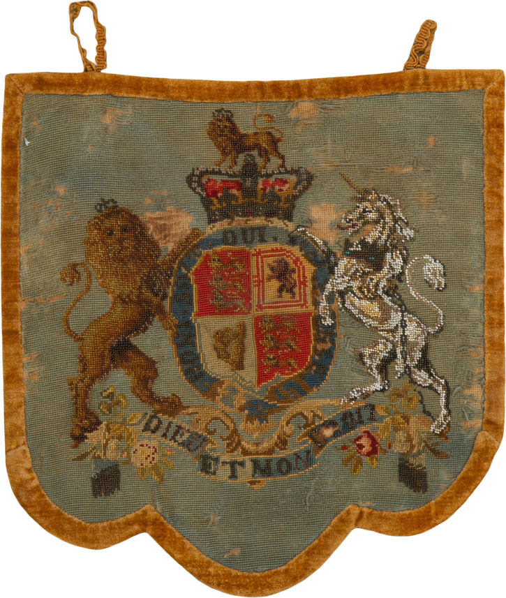 Antique English Needlepoint Tapestry, No.25467 - Staging