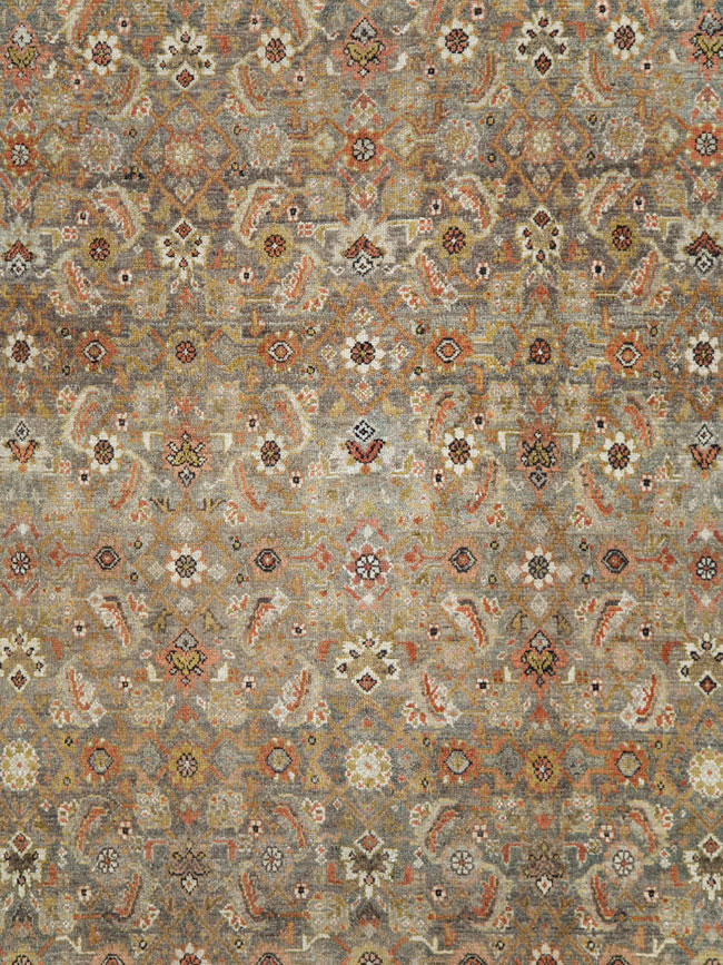 Antique Persian Gallery Malayer Carpet, No.25477 - Staging