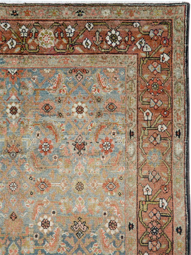 Antique Persian Gallery Malayer Carpet, No.25477 - Staging