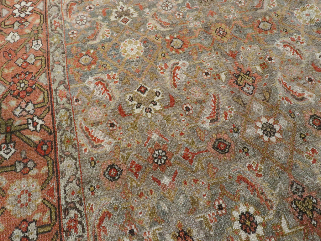 Antique Persian Gallery Malayer Carpet, No.25477 - Staging