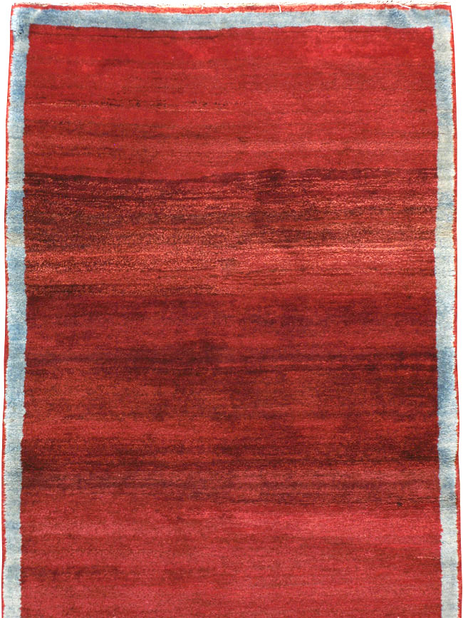 Vintage Persian Malayer Modernist Rug, No.25485 - Staging