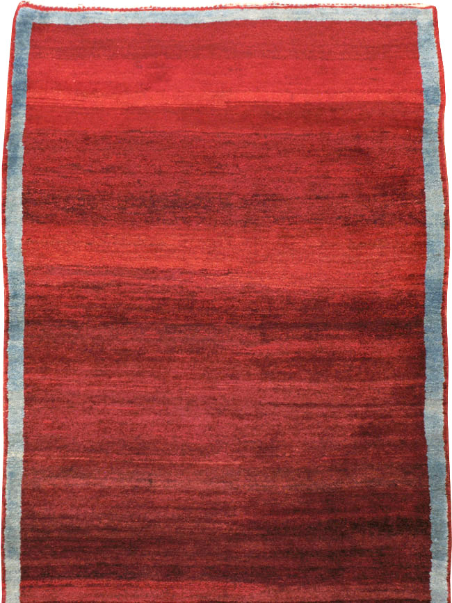 Vintage Persian Malayer Modernist Rug, No.25485 - Staging