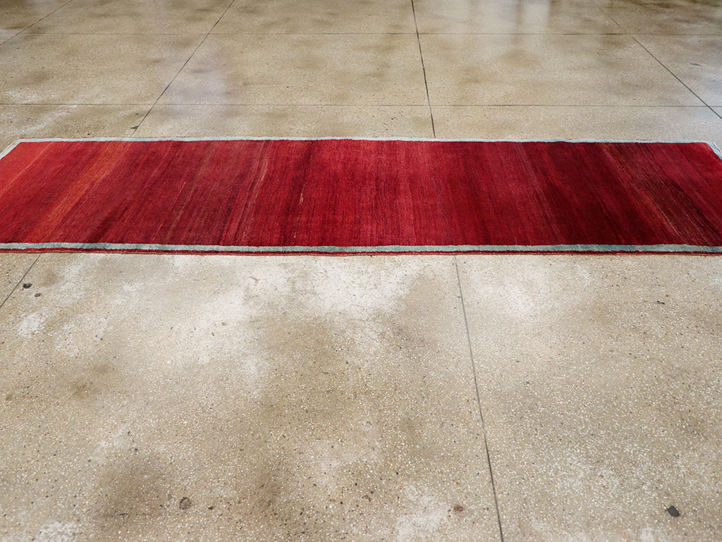 Vintage Persian Malayer Modernist Rug, No.25485 - Staging