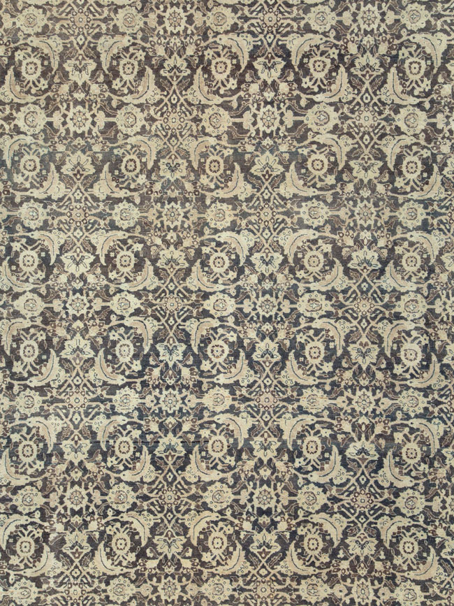 Antique Persian Tabriz Carpet, No.25490 - Staging
